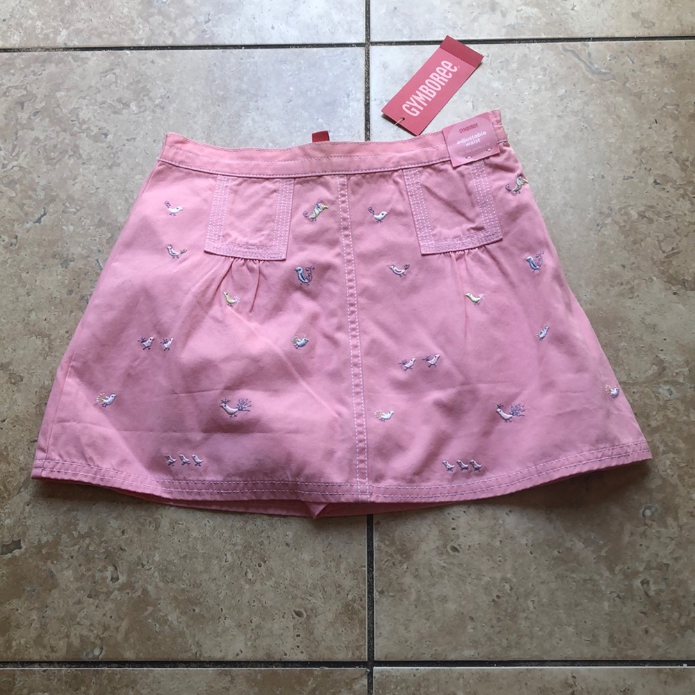 Gymboree pink high waisted skirt